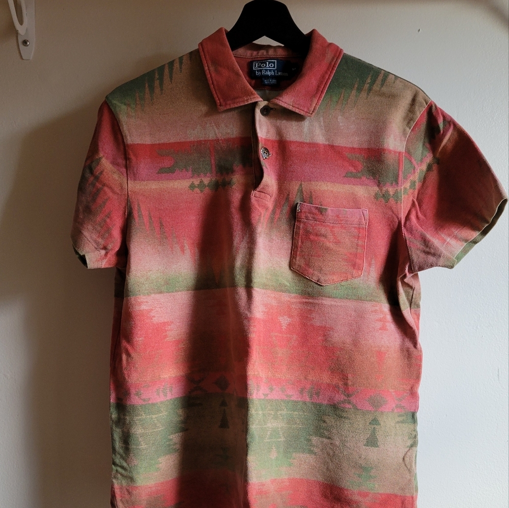 Ralph Lauren Aztec Print Polo Shirt